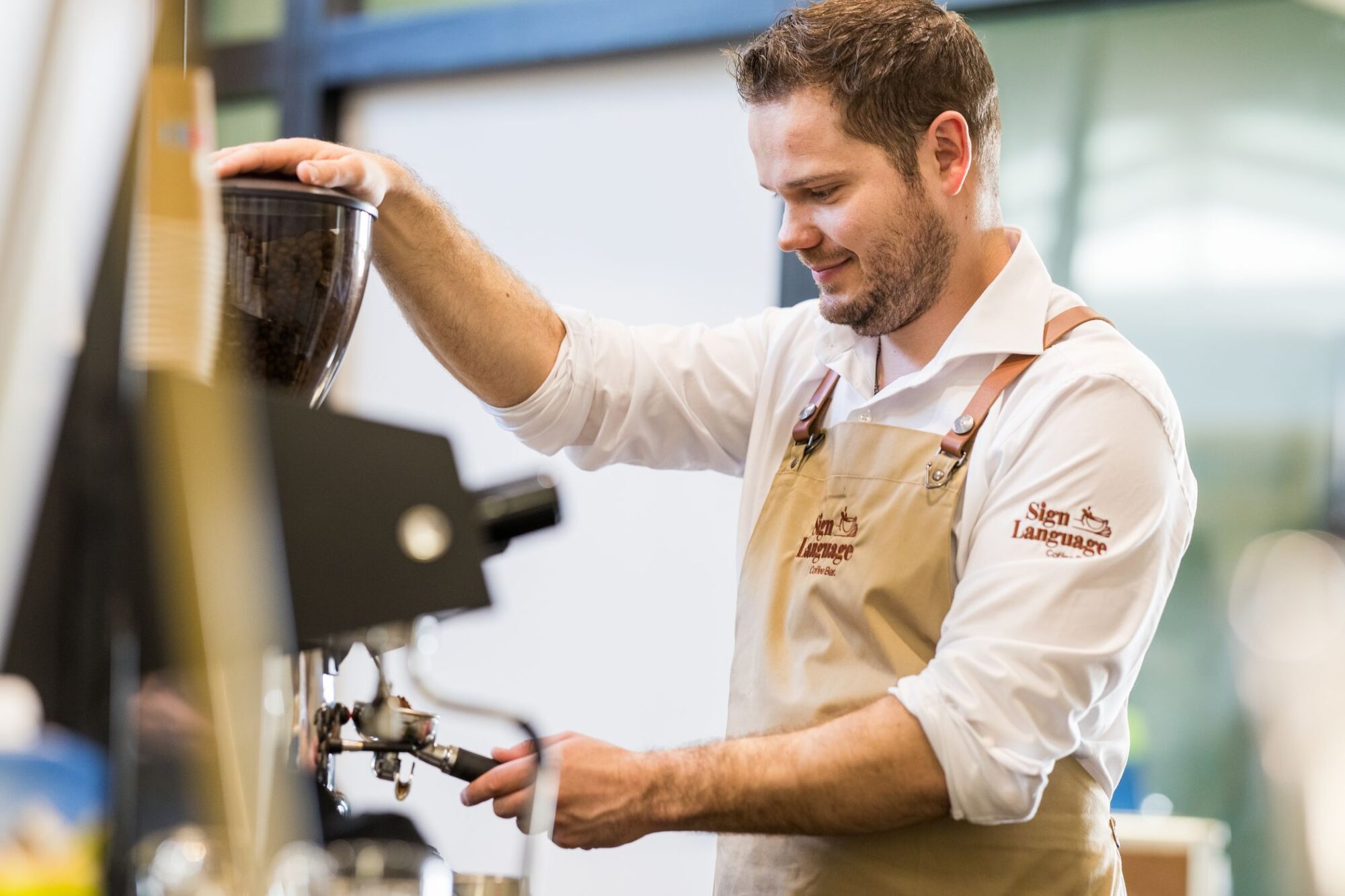 Sign Language Coffee Bar